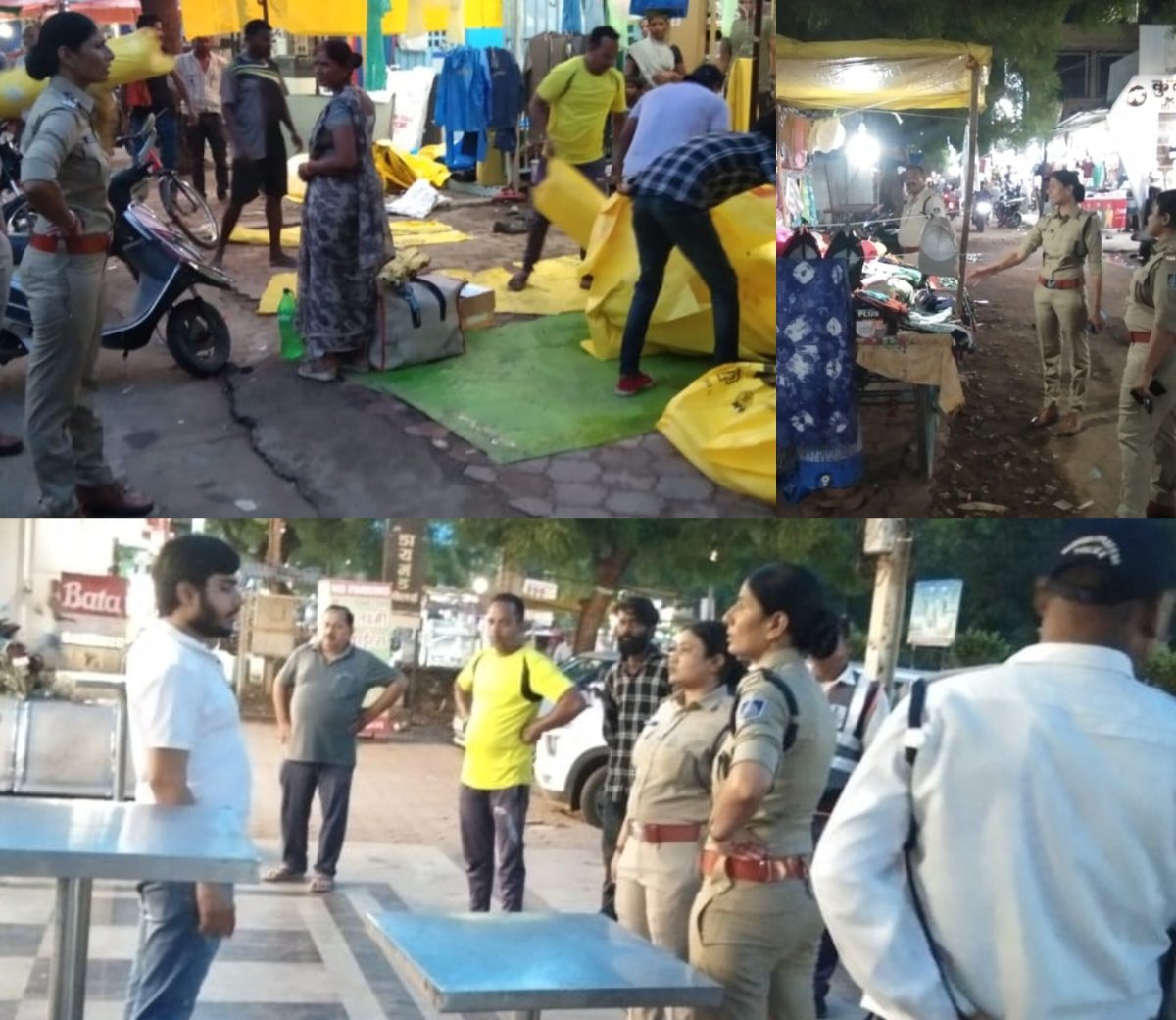 यातायात पुलिस और नपा की ताबड़तोड़ कार्यवाही, समझाईश के बाद भी नही हटाया दुकानदारों ने सामान तो किया जप्त, यातायात व्यवस्था में किया सुधार