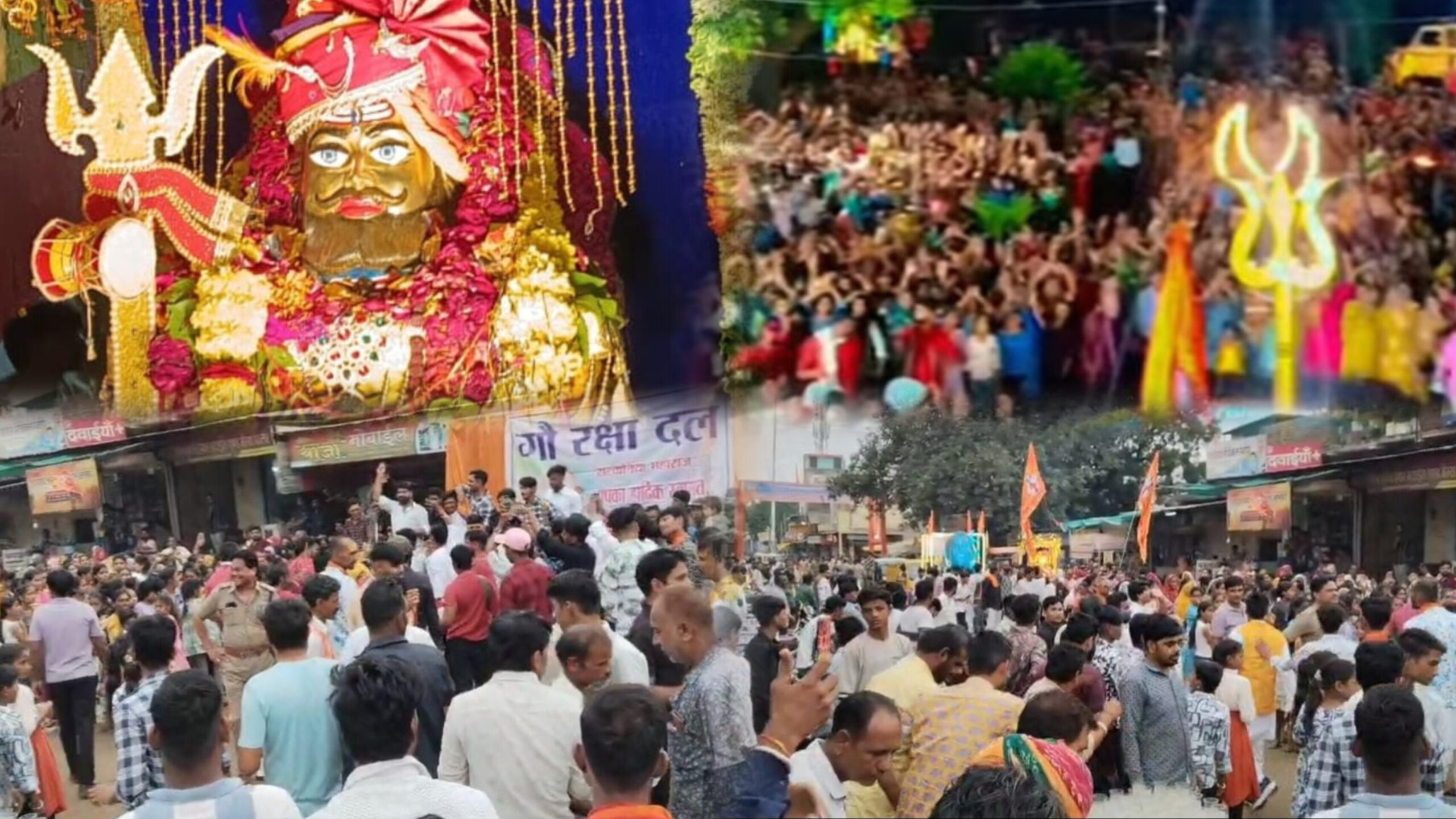 नगर का हाल जानने निकले सरवानिया महाराज के राजा, निकली शाही सवारी, भक्ती में डूबे श्रद्धालू, जगह- जगह हुआ भव्य स्वागत, हुई महाआरती