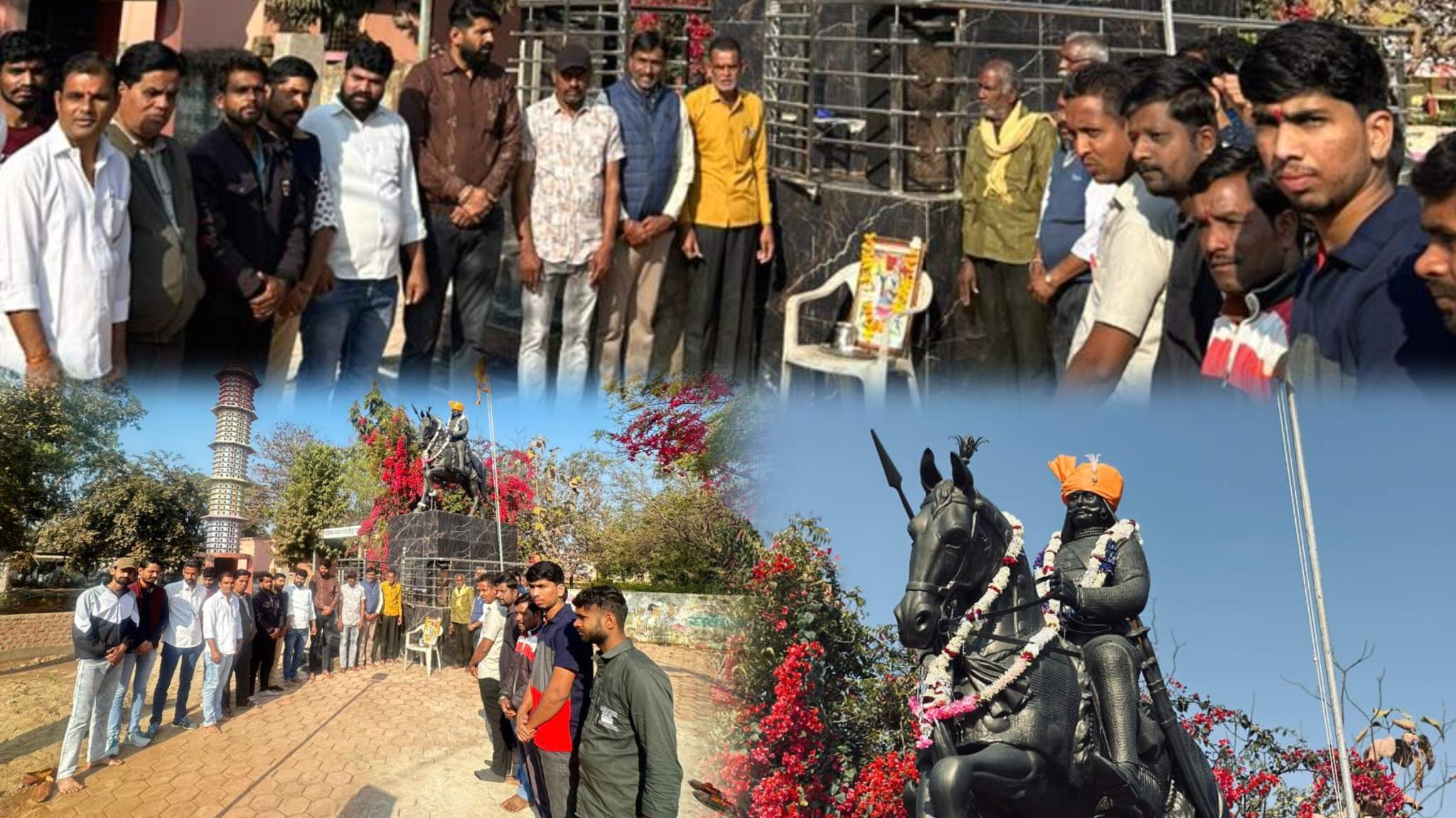 मैवाड़ शिरोमणि महाराणा प्रताप को माला पहनाकर हिंदुस्तान में उनके योगदान के लिए किया याद। 429 वीं पुण्यतिथि पर समाजजनों दी पुष्पांजलि।